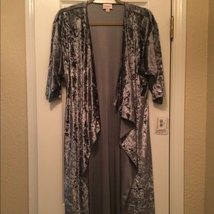 Lularoe velvet silver Shirley